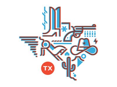 Texas Illustration, Texas Icons, Texas Logo, Texas Tattoos, Illustrated Map, Work Inspiration, Logo Mark, Cool Posters, Branding Inspiration