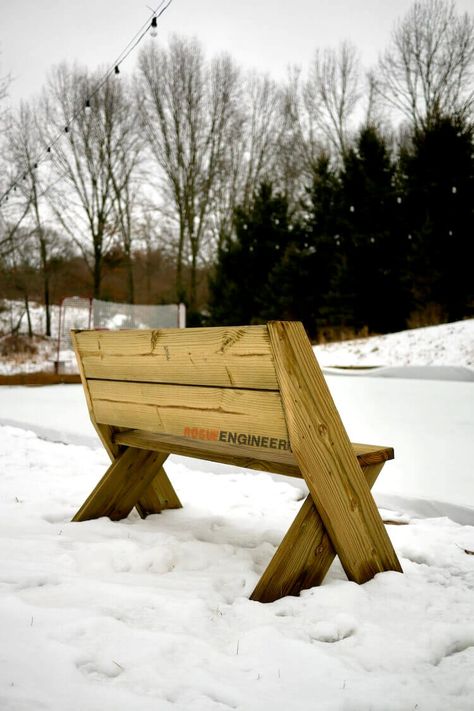 Outdoor Bench With Back, Leopold Bench, Diy Outdoor Bench, Backyard Ice Rink, Outdoor Bench Plans, Crate Bench, Garden Bench Diy, Porch Bench, Diy Bench Outdoor