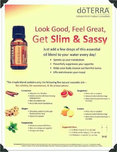 Doterra Slim And Sassy, Terra Essential Oils, Slim And Sassy, Essential Oil Remedy, Oil Remedies, Essential Oils Herbs, Water Weight, Young Living Oils, Doterra Oils