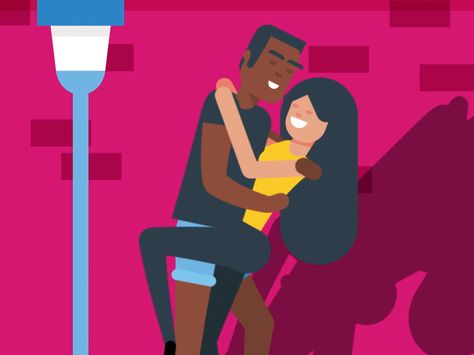 Lovers  dribbble Love Motion Graphics, Lip Syncing Animation, Motion Infographic Animation, Animated Explainer Video, Explainer Video Illustration, Cartoon Characters As Humans, Animation Inspiration, Design Animation, By The Ocean