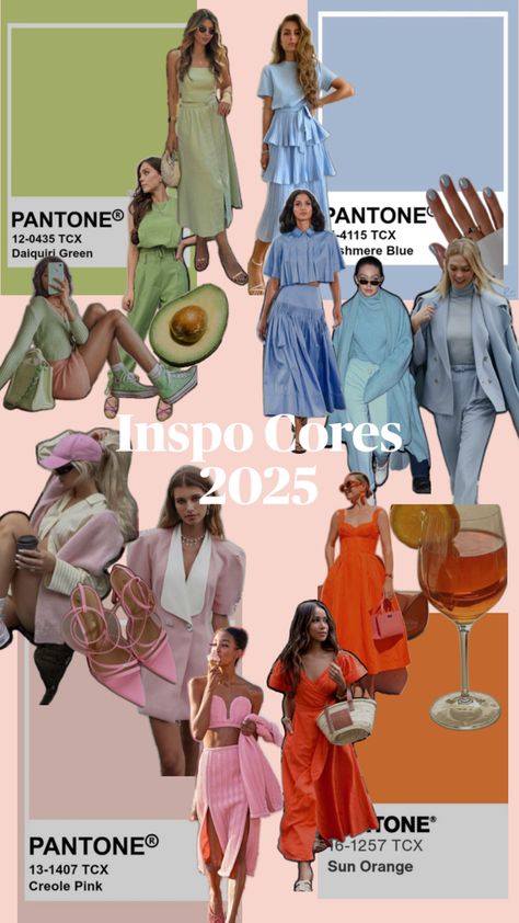 Trending Colours Of 2025 Fashion, 2026 Spring Summer Trends, 2025 Color Combination Trends, Spring 2026 Fashion Trends, Spring Colours 2025, Ss26 Color Trend, 2025 Fashion Colour Trends, Color Trend 2025/2026 Fashion, Spring Colors 2025