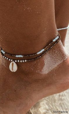 Elegant Anklet, Enhance Beauty, Ankle Bracelets Diy, Summer Anklets, Anklets Boho, Gold Anklet, Ankle Chain, Beaded Anklets, Anklet Bracelet