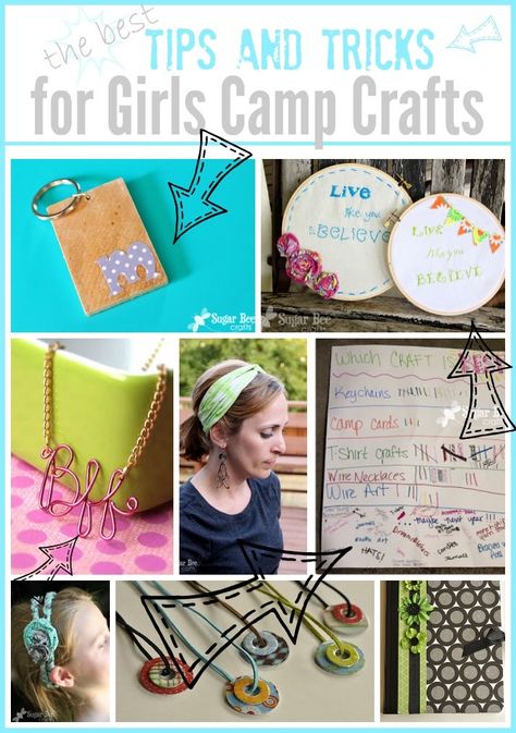 Girls Camp Crafts ~ Sugar Bee Crafts Lds Girls Camp, Girls Camp Crafts, Tent Camping Hacks, American Heritage Girls, Yw Activities, Girl Scout Camping, Women Activities, Camp Crafts, Girl Scout Crafts