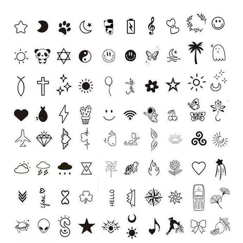 Small Tattoos In Hand, Tattoo Designs Easy To Draw, Small Simple Tattoos For Guys, Simple Easy Tattoos Small, Small Easy Tattoo Ideas Simple, Cute And Easy Tattoos, Cute Sharpie Tattoos, Super Easy Tattoos, Tattoo Easy Draw