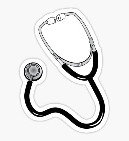 Stethoscope Sticker Med Stickers, Stethoscope Sticker, Doctor Stickers, Medical Stickers, خريطة ذهنية, Medical Wallpaper, Preppy Stickers, طابع بريدي, Cute Laptop Stickers