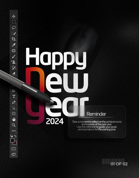 #graphicdesign #design #art #graphicdesigner #illustration #branding #logo #designer #graphic #digitalart #photoshop #artwork #illustrator #creative #artist #logodesigner #graphics #typography #marketing #photography #drawing #logodesign #dise #webdesign #designinspiration #brand #adobe #logodesigns #d #digitalmarketing New Year Creatives For Digital Marketing, New Year Poster For Digital Marketing, Happy New Year Digital Marketing Post, Creative New Year Post Design Ideas, New Year Typography Graphic Design, Happy New Year Photo Ideas, New Year Ads Design, New Year Poster Creative, Creative Graphics Design Ads