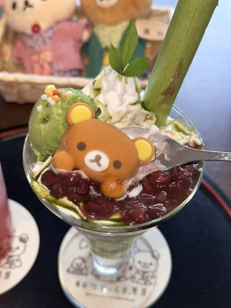 Fruit Food, Japanese Parfait, Harajuku Food, Japanese Parfait Aesthetic, Cute Japanese Drinks, Aesthetic Japanese Desserts, Cutecore Pudding, Sweet Cafe, 귀여운 음식 그림