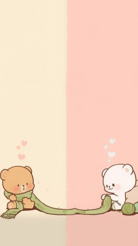 Milk Mocha Bear, Milk And Mocha, Mocha Bear, Best Friend Wallpaper, Milk & Mocha, Floral Wallpaper Iphone, Cute Bunny Cartoon, Cute Love Wallpapers, Abstract Art Wallpaper