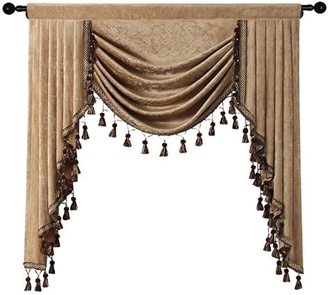 Window Treatments Valance, Luxury Window Curtains, Valances For Living Room, Waterfall Valance, Chenille Curtains, Luxury Windows, Swag Curtains, Curtains And Draperies, Kitchens Luxury