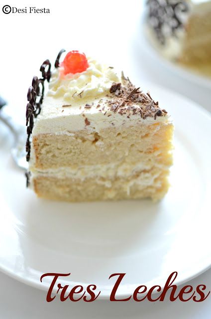 Desi Fiesta : Eggless Tres Leches Cake | Tres Leches Cake Recipes Professional Cake Recipe, Cake Tres Leches, Cake Without Eggs, Eggless Vanilla Cake Recipe, Three Milk Cake, Chocolate Tres Leches Cake, Tres Leches Cake Recipe, Velvet Cake Recipes, Eggless Desserts