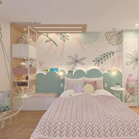 Modern Kids Room Design, Kids Room Interior Design, Toddler Girl Room, Modern Kids Room, Kids Bedroom Inspiration, Toddler Room Decor, Kids Bedroom Designs, Inspired Interiors, Kids Room Inspiration