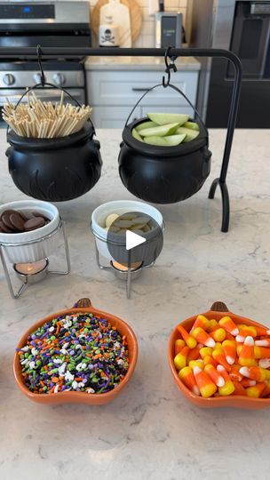 13K views · 18K reactions | Apple dipping station 🍏🍫🎃🧡 Comment LINK & send a DM to your inbox with the link! 

Everything is also on my Amazon Storefront under “Apple Dipping Station” click the link in my bio to shop 

#carmelapple #snackideas #dessert #dessertideas #halloweensnacks #spookyseason #halloween #happyhalloween #halloweendecor #halloweendecorations
#halloweendecorating #homedecor #fall #halloweenporch | Melissa Fakler | melissa_fakler · Original audio Apple Dipping Station, Diy Halloween Shirts, Halloween Apples, Birthday Planner, Dip Station, Apple Dip, Halloween 2022, Halloween Porch, Halloween Snacks