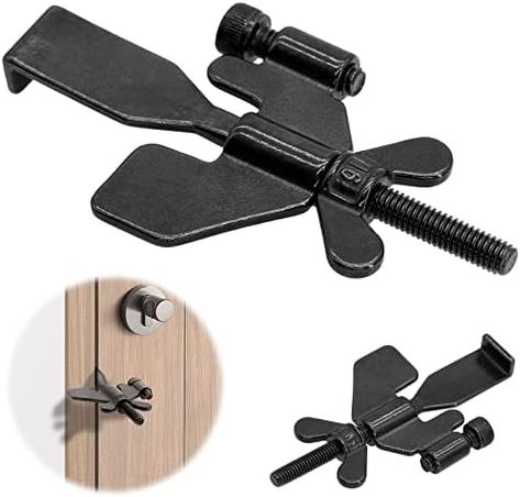 Amazon.com: GDFOX Portable Door Lock, Portable Door Lock for Travel, Door Security, Door Locks Devices for Additional Safety,Door Lock Security Devices for Home, Hotel, School... : Everything Else Security Door Locks, Hotel School, Safety Door, Door Security, Unique Gadgets, Coleslaw Recipe, Ceiling Fan In Kitchen, Bath Fixtures, Security Door