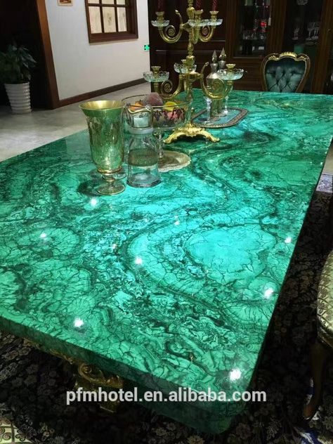 Tattoo Modern, Fancy Soap, Cafe Furniture, Stone Dining Table, Epoxy Resin Table, Malachite Stone, Living Room Side Table, Handmade Kitchens, Dining Table Top