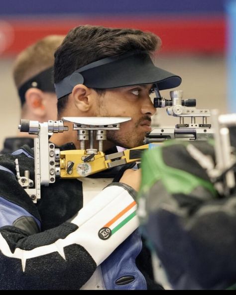 swapnil kusale clinched india’s first-ever olympic bronze in the 50m rifle 3 positions event at the paris olympics, bringing the country’s tally to three. starting sixth, he moved up to third with an aggregate score of 451.4 in the final. swapnil, a travelling ticket examiner with the pune railway division, was enrolled in maharashtra’s government sports initiative, krida prabhodini, where he chose shooting after a year of intensive physical training. - #swapnilkusale #olympics #bronze #s... Olympic Shooting, Physical Training, Paris Olympics, Medieval Art, Hard Surface, A Year, Government, Physics, Train