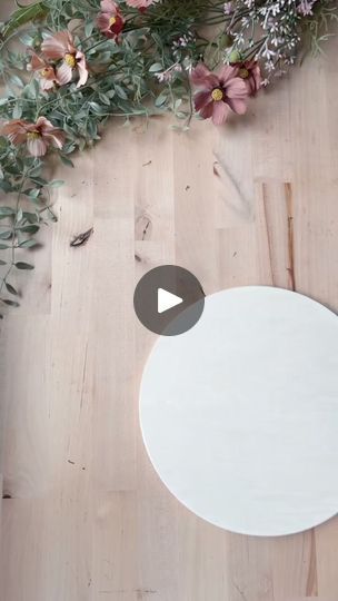 1.6M views · 50K reactions | Heading into the weekend with one of my favorite DIY’s! All you need to make this wall decor is a wood round, paper straws, and some artificial flowers. What color would you use for yours?!?                                   *Paper straws are linked in my LTK shop.  #craft #wreathmaking #diyhomedecor #craftylife #diytutorial | Fern+Love | Olexy · Spring Sun Wooden Signs Diy, Easy Diy Decor, Diy Decor Crafts, Easy Diy Art, Diy Creative Crafts, Tree Crafts, Wood Rounds, Dollar Tree Crafts, Dollar Store Crafts