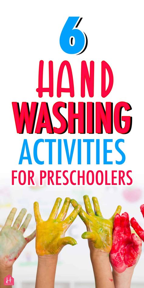 6 hand washing activities for preschoolers. Teach your toddler how to wash their hands in a fun and interactive way using these easy toddler activities. Educate them on hand hygiene and germs while keeping it lighthearted and fun. Handwashing For Preschoolers, Hand Washing For Preschoolers, Oral Hygiene Activities For Preschoolers, Hand Washing Preschool, Handwashing Activities For Preschool, Self Care Activities For Preschoolers, Dental Hygiene Activities For Preschool, All About My Body Preschool Activities, Hygiene Preschool Activities