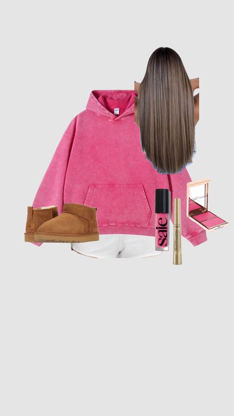 #outfitinspo #beauty #pink Cozy Sweatpants Outfits, Cool Sweatpants, Sweatpants Outfit Ideas, Sweatpants Outfits, Cozy Sweatpants, Baggy Sweatpants, Skandinavian Fashion, Sweatpants Outfit, Casual Preppy Outfits