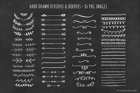 Chalkboard Borders, Divider Png, Chalkboard Border, Chalkboard Text, Divider Clipart, Draw Dividers, Chalkboard Clipart, Alfabet Font, Chalkboard Doodles