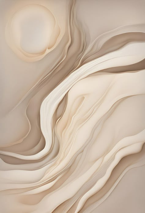 "Desert Mirage" | Fluid Abstract Art Poster Fluid Abstract Art, Desert Abstract Art, Beige Theme Aesthetic, Beige Art Aesthetic, Desert Branding, Beige Artwork, Desert Poster, Abstract Painting Beige, Beige Abstract Art