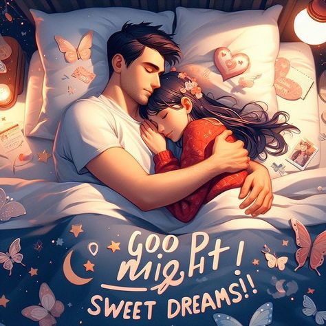 Good Night Couple Romantic Pic, Goodnight Romantic, Goodnight Cute Images, Goodnight Gif, Goodnight Photos, Good Night Couple, Good Night For Him, Good Night Hug, Romantic Good Night Image