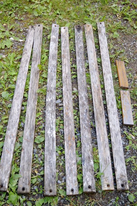 Outdoor Bench Makeover – VintageMeetsGlam Outdoor Bench Makeover, Bench Makeover Wooden, Painted Garden Bench Ideas, Painted Outdoor Bench, Painted Benches Outdoor, Garden Bench Ideas Landscaping, Bench Ideas Outdoor, Wooden Benches Outdoor, Benches For Outside