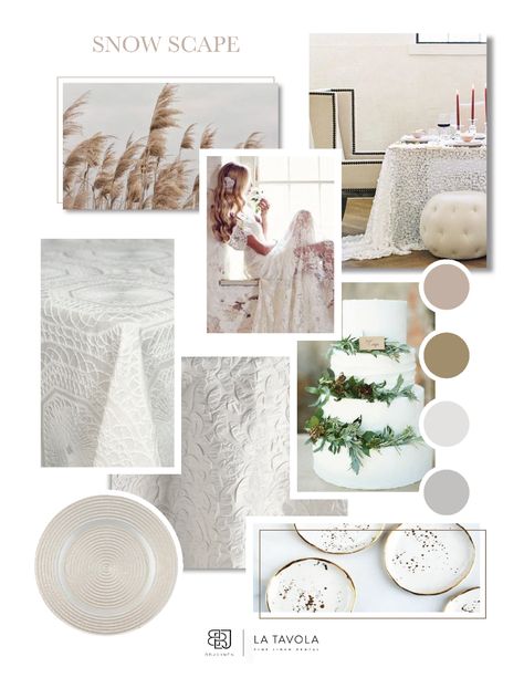 Mood Boards - Linen Rentals | Wedding Table Linen, Runners, Chair Covers | BBJ Linen Mood Board Winter, January Colors, March Colors, February Colors, November Colors, Showroom Inspiration, Color Mood, Wedding Table Linens, Rose Velvet