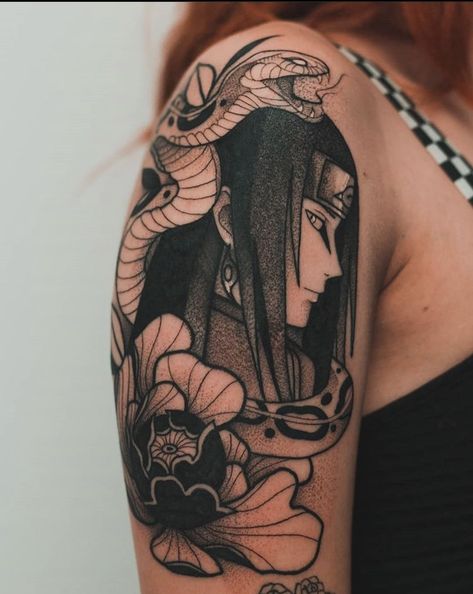 Tatuadores que se dedicam as tatuagens do estilo Blackwork - Blog Tattoo2me Naruto Tattoos, Arte Hippy, Themed Tattoos, Pain Naruto, M Tattoos, Anime Show, Forarm Tattoos, Naruto Tattoo, Classic Anime