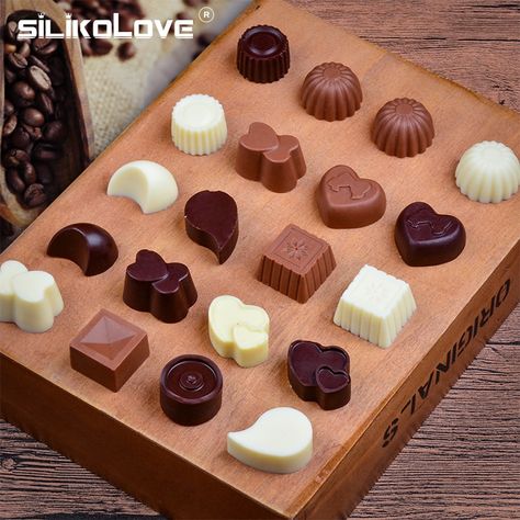 3d Chocolate Molds, 3d Chocolate, Jelly Pudding, Silicone Chocolate Molds, Pudding Mold, Silicone Baking Mat, Baking And Pastry, Cake Decorating Tools, Silicone Baking