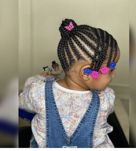 Children Braids Hairstyles Black, Kids Braided Hairstyles Black Children, Kids Updo Hairstyles, Toddler Braid Styles, Kids Cornrow Hairstyles, Baby Hairstyle, Toddler Braided Hairstyles, Toddler Braids, Black Kids Braids Hairstyles