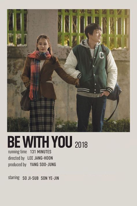 Be With You Korean Movie, Korean Movie Aesthetic, One Day Movie Poster, Korean Movie Poster, Movie Minimalist, Minimalist Polaroid Poster, Ji Ho, Indie Movie Posters, Film Recommendations