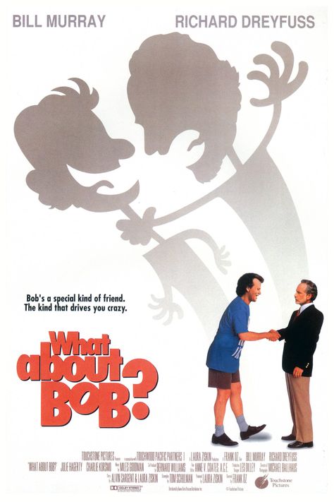 "What About Bob?" movie poster, 1991 What About Bob Movie, James Murray, What About Bob, Richard Dreyfuss, Denis Villeneuve, Movies Worth Watching, Bill Murray, Movie Buff, Top Movies