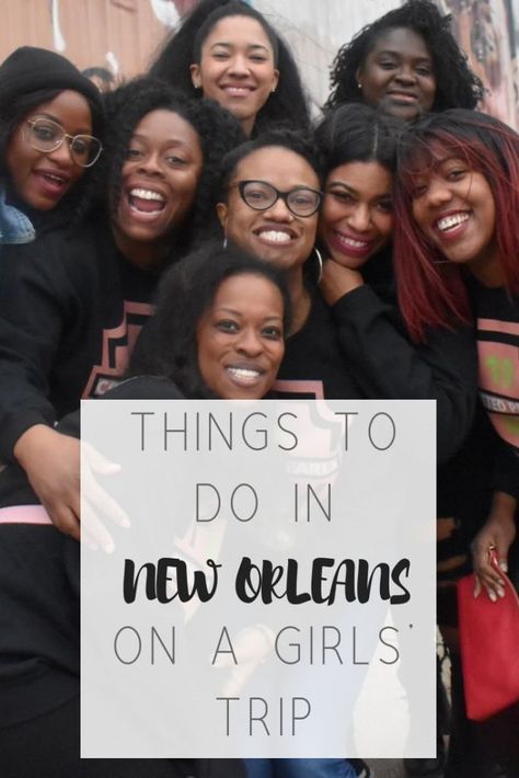 9 things to do in New Orleans for black millennials | Honeycomb Moms Black Owned Restaurants In New Orleans, Girls Trip New Orleans, Festival Tips, Bff Ideas, Adventure Trips, Sing Sing, Girls Trips, Essence Festival, Travel Infographic