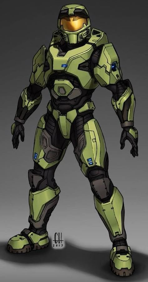 Halo Armor Design, Unsc Halo, Halo Poster, Spartan Armor, Halo Drawings, Halo Ce, John 117, Halo Spartan, Halo Art