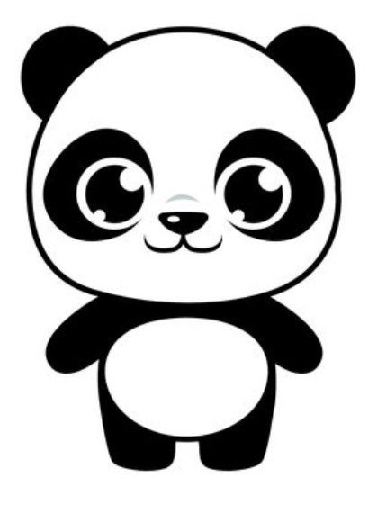 Panda For Kids, Panda Sketch, Cute Coloring Page, Baby Flash Cards, Hello Panda, Panda Drawing, Coloring Art, Drawing Color, Scrapbook Printing