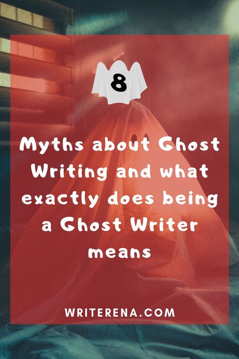 Have you ever heard the term Ghost Writing? I'm sure you must have. This is a very well heard but misunderstood term. To know exactly what Ghost Writing means and busting out the myths you have in your mind about it check this article out! #writerena #contentwriter #ghostwriter #copywriter #blogger Become A Ghost, Ghost Writer Aesthetic, Ghostwriting Tips, Ghost Writing, Best Ghost Story Books, Job Website, Critical Thinking Questions, Online Writing Jobs, Thesis Writing