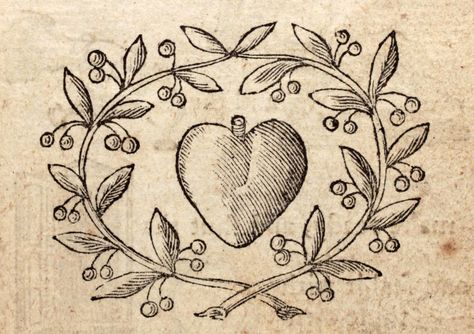 michaelmoonsbookshop:  Heart; Love 18th Century wood engraving London 1792 Medieval Tattoo, Wood Engraving, Medieval Art, Heart Love, Travel Tattoo, A Heart, 18th Century, Printmaking, Art Inspo