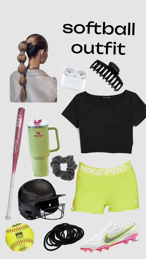 #softball #softballoutfit #softballfitinspo #softballlife #oufitinspo #outfit #fit #fitinspo #fyp #sports #sportsoutfit Softball Outfits, Softball Life, Sporty Outfits, Fitness Inspo, Softball, Sport Outfits, Sports