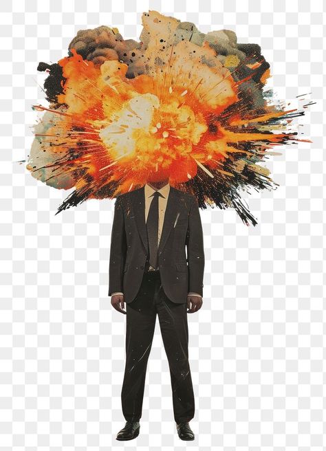 Explosion Art Reference, Explosion Reference, Nuke Explosion, Explosion Aesthetic, Explosion Painting, Explosion Illustration, Head Explosion, Exploding Head, Website Moodboard