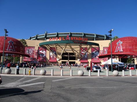 Angel Stadium Guide – Where to Park, Eat, and Get Cheap Tickets Angels Stadium, Angel Stadium, Express Bus, Anaheim Angels, Field Of Dreams, Los Angeles Angels, Los Angeles Rams, Main Entrance, Travel List