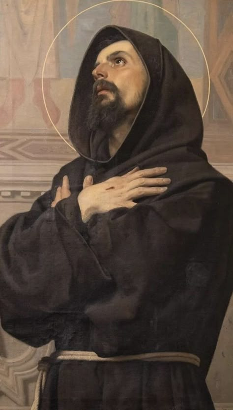 Christian Mythology, St Francis Assisi, Roman Catholic Art, Catholic Artwork, Traditional Catholicism, Lives Of The Saints, Catholic Images, Francis Of Assisi, San Francesco