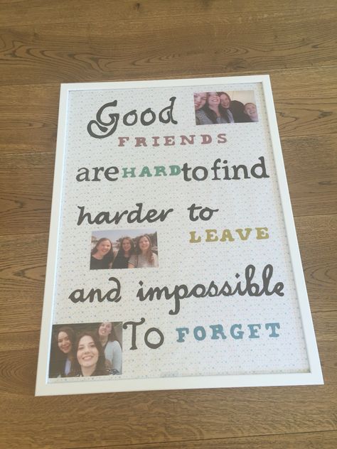 Made this for two of my friends that are moving for college ❤️ Gift Ideas For Best Friend Who Is Leaving, Farewell Card Ideas For Best Friend, Goodbye Gifts For Friends Moving Bff, Farewell Gift Ideas For Best Friend, Sentimental Gifts For Best Friends Birthdays, Last Day Of School Cards For Friends, Goodbye Gift Ideas For Friends, Goodbye Ideas For Friends, Best Friend Leaving For College Gifts