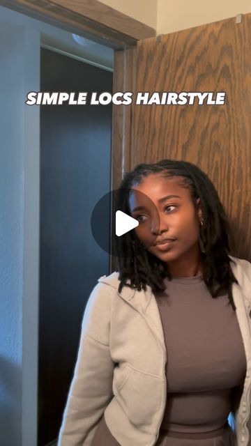 Locs Styles For Work, Front Barrel Twist Locs Women, Neck Length Dreadlocks Styles, Loc Interview Styles, Medium Length Thick Loc Styles, New Loc Hairstyles, Low Tension Loc Styles Short, Easy Lock Styles, Easy Loc Styles To Do At Home