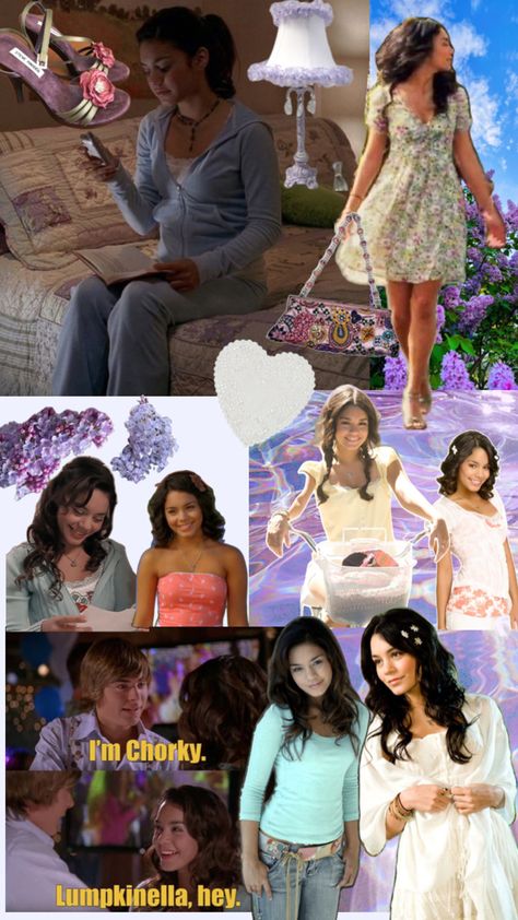 The style icon of the day Gabriella Montez or as some call her lumpkinella Gabriella High School Musical Outfits, Gabriella High School Musical, High School Musical Costumes, Gabriella Montez, Korean Beauty Secrets, 2013 Swag Era, Suite Life, Early 2000s Fashion, Little Outfits