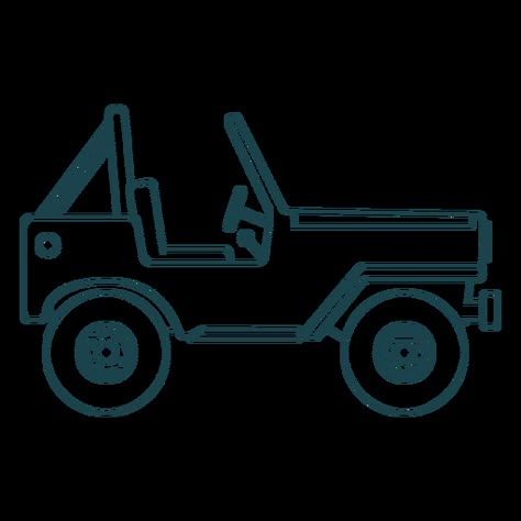 Jeep Cutout Template, Jeep Crafts For Preschool, Cartoon Jeep Drawing, Jeep Drawing Easy, Jeep Template, Jeep Wrangler Drawing, Jeep Outline, Jeep Doodle, Jeep Sketch