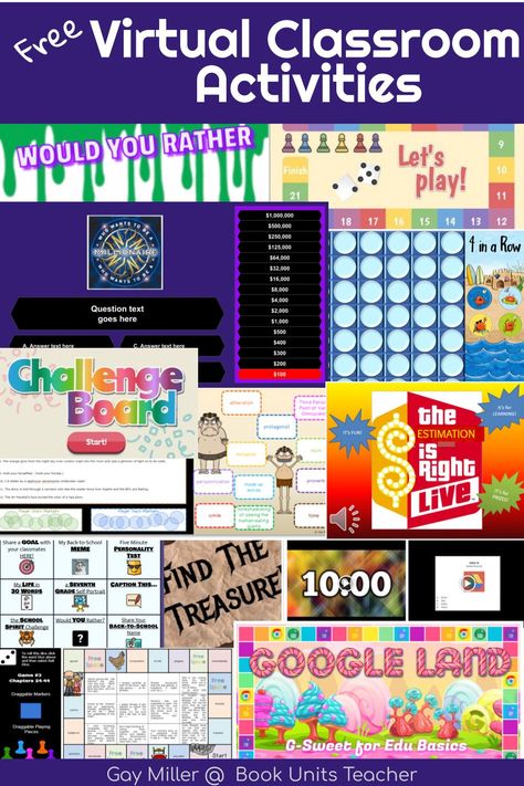 Classroom Technology Elementary, Gamify Your Classroom, Free Google Templates, Free Google Slides Templates, Teaching Prefixes, Computer Games For Kids, Digital Learning Classroom, Google Classroom Elementary, Planning School