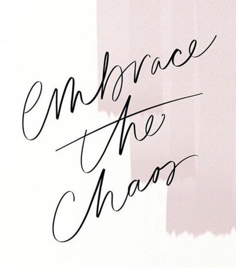 Embrace the chaos Chaos Tattoo, Inspirational Quotes For Teens, Embrace The Chaos, Life Quotes Love, Motivational Thoughts, Super Quotes, Trendy Quotes, Fashion Quotes, New Quotes