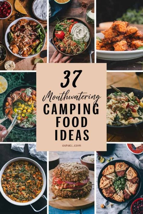 37 Mouthwatering Camping Food Ideas to Ignite Your Outdoor Adventure Fall Camping Meals, Glamping Dinner, Healthy Camping Meals, Camp Food Ideas Make Ahead, Glamping Food, Camping Dinner Ideas, Camp Lunch, Camp Dinner, Cabin Food