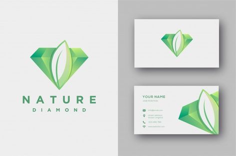 Skincare Logo, Vector Nature, Diamond Logo, Visiting Card, About Nature, Card Business, Logo Business, Graphic Editing, Business Card Logo