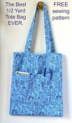 Sew Tote Bag Pattern, Tote Bag Pattern Free, Diy Tote, Tote Bag Tutorial, Diy Bag Designs, Bag Pattern Free, Modern Bag, Sew Ins, Tote Bags Sewing